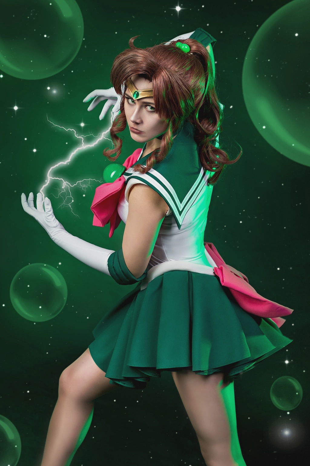 Ира Сокол в образе Sailor Jupiter