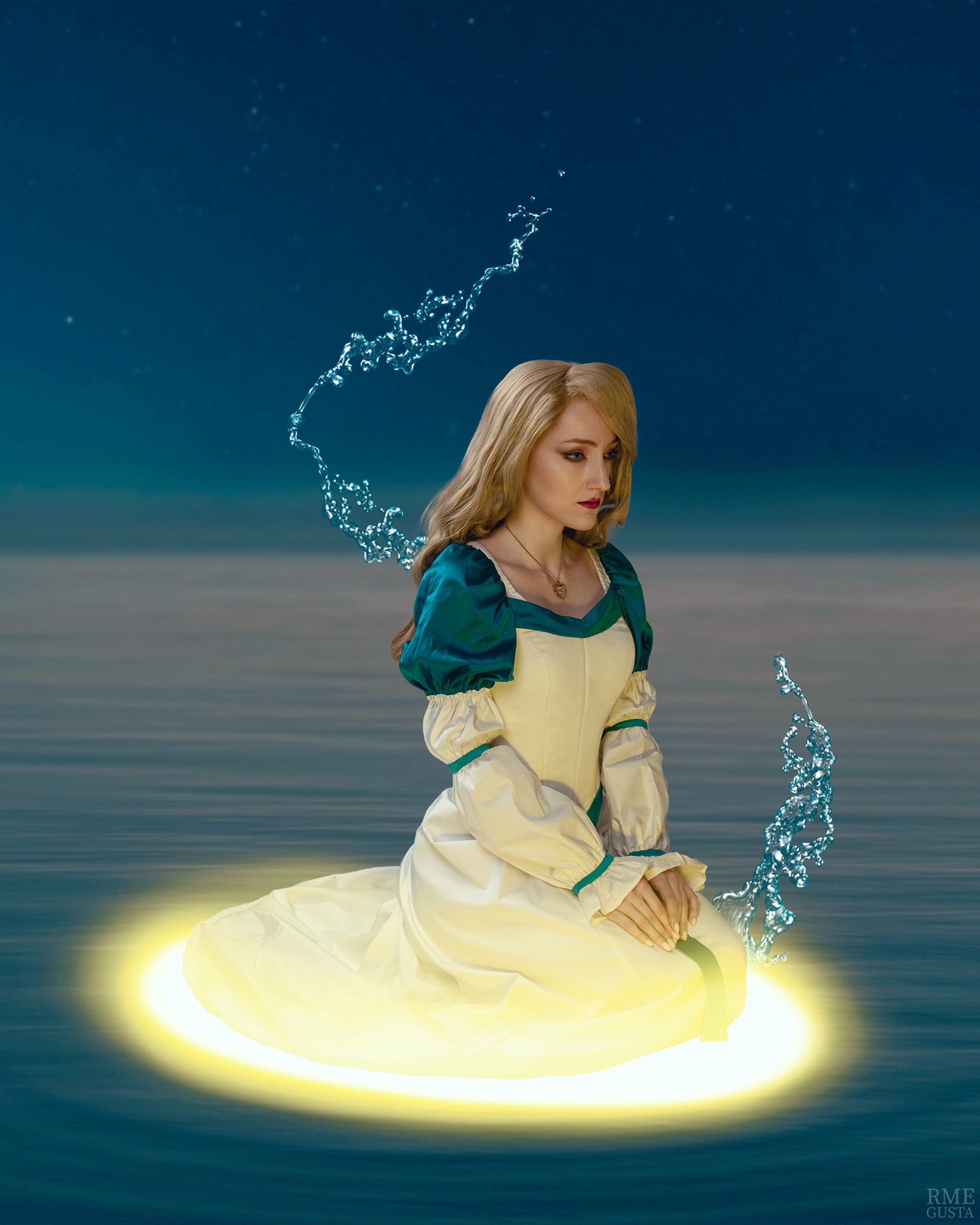 Косплей на Одетту из мультфильма Принцесса лебедь