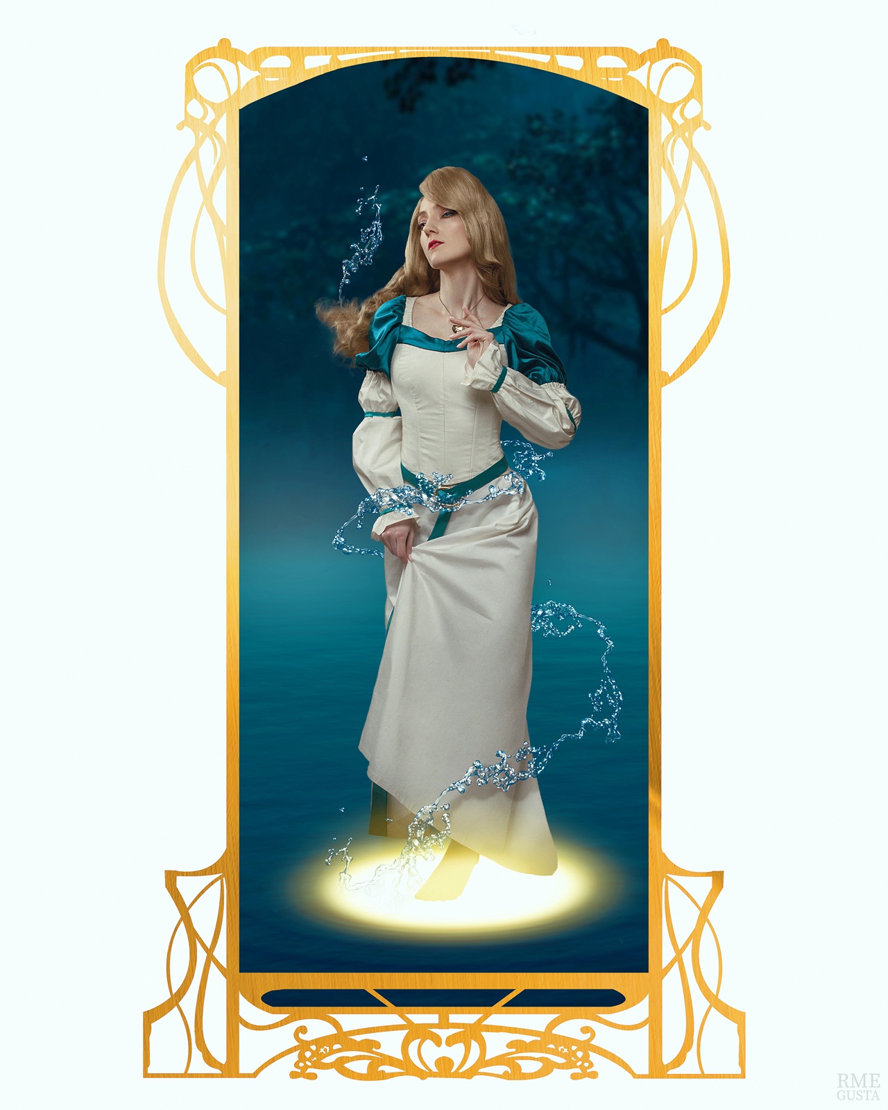 Косплей на Одетту из мультфильма Принцесса лебедь
