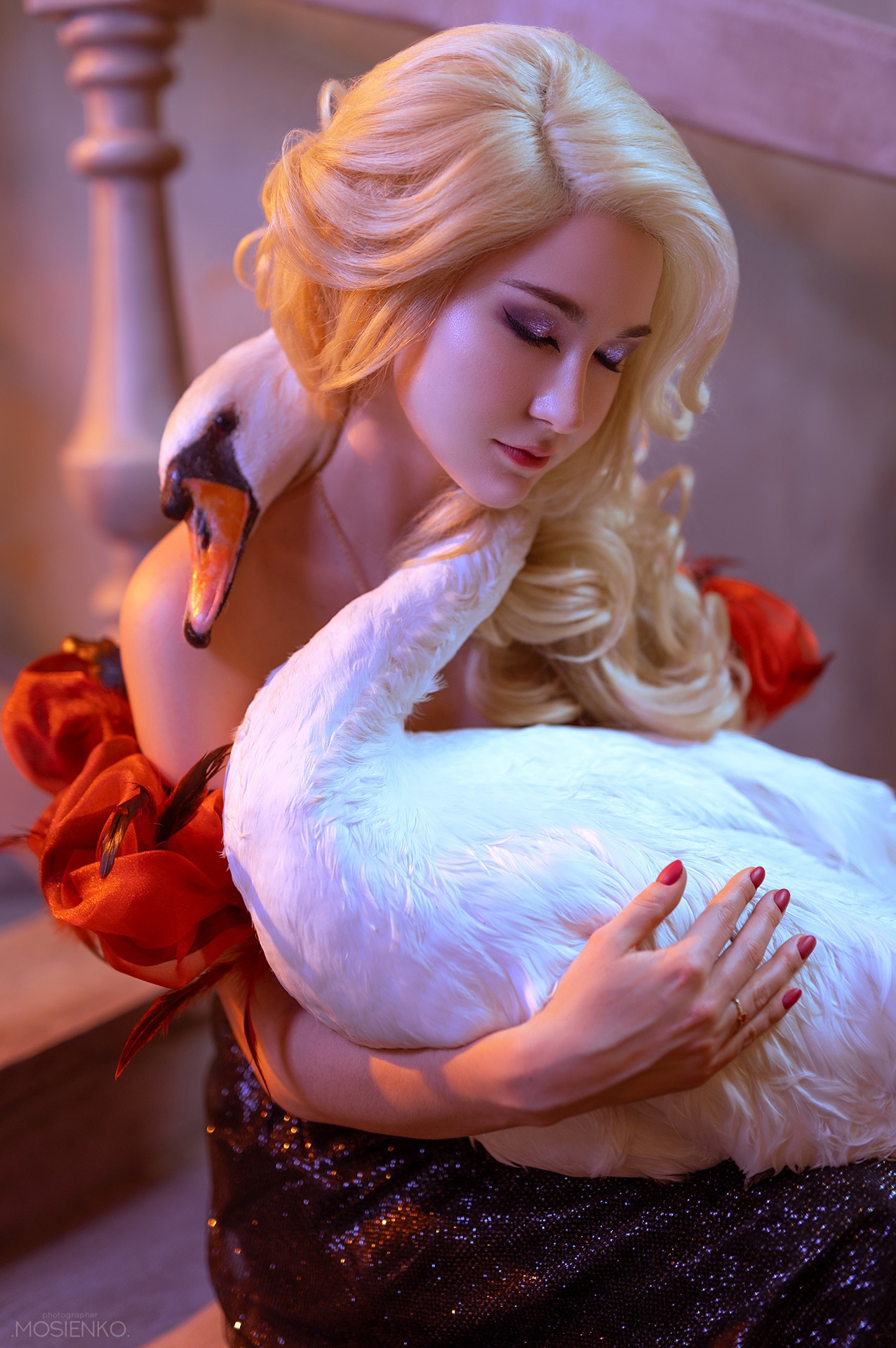 Косплей на Одиллию из мультфильма Принцесса лебедь