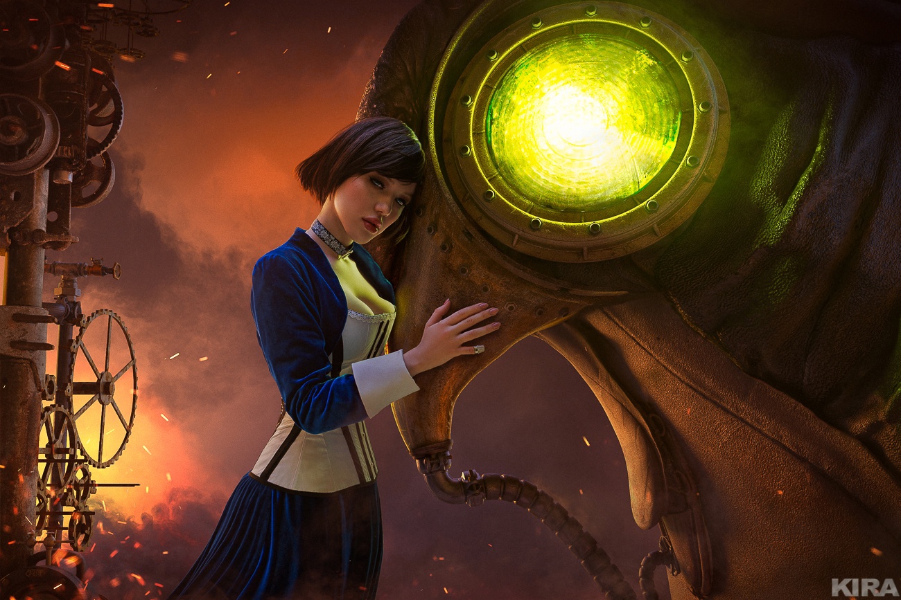 Косплей на Элизабет  из игры BioShock Infinite